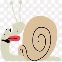 蜗牛夹艺术产品设计插图手指蜗牛