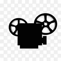剪贴画电影放映机图形开敞式图像放映机