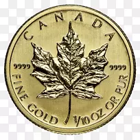 加拿大金枫叶金币-加拿大
