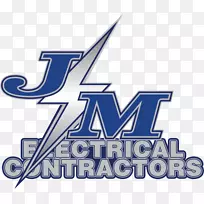 LOGO JM电气承包商，LLC电气品牌产品-电气标志