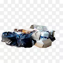 废物收集垃圾桶和废纸篮跳过废物管理.垃圾