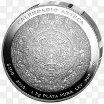 阿兹特克日历石墨西哥银币-银币