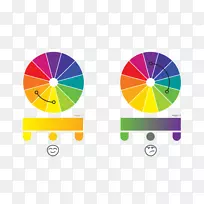 网页设计彩色渐变配色方案-设计