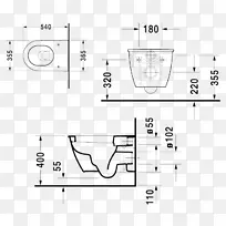 杜拉维特冲水马桶陶瓷设计-厕所
