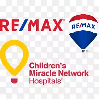 儿童奇迹网络医院Re/max，LLC热气球标识-ReMax气球