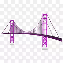 金门大桥剪贴画露天吊桥-桥牌游戏