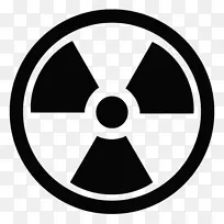 放射性衰变电离辐射剪辑艺术危险符号.符号