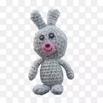 复活节兔子玩具和可爱玩具-兔子