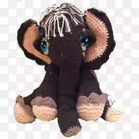 钩针毛绒玩具&可爱的玩具，大象，非洲大象-大象