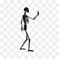人体骨骼手指镰刀-人体骨骼图