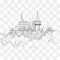剪贴画城堡图像绘制图形.城堡
