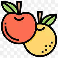 柑桔果实Vintamin植物透明剪纸.pn