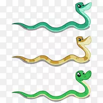 剪贴画线体珠宝动物-佩佩蛇