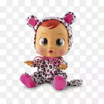 洋娃娃，imc玩具，哭泣的婴儿，拉拉，婴儿的哭声-娃娃