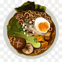 素食美食电影导演亚洲美食食谱-拉面