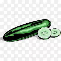 剪贴画腌制黄瓜蔬菜食品-黄瓜
