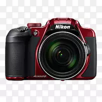 尼康Coolpix p 610点拍相机Nikon Coolpix b 700 20.3 MP小型超高清数码相机-4k-红色-Nikon的Coolpix P 900