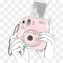 照相胶片Instax绘图即时照相机Fujifilm-照相机