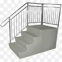 扶手玻璃纤维移动式家用楼梯建筑材料.栏杆