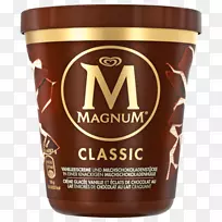 Magnum冰淇淋浴缸巧克力香草冰淇淋