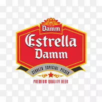 埃斯特拉达姆S.A.DAMM啤酒标志品牌-啤酒