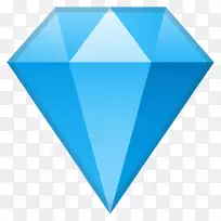 Emojipedia宝石钻石最佳点-表情符号