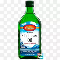 膳食补充剂鱼油、鱼肝油、酸肝、欧米茄-3-鳕鱼鱼肝油