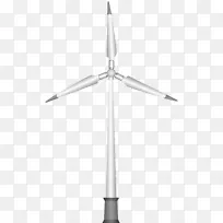 风力涡轮机夹艺术风力发电png网络图.风