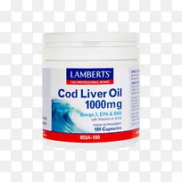 饲料补充剂兰伯特鳕鱼肝油镁酸颗粒omega-3胶囊鱼肝油