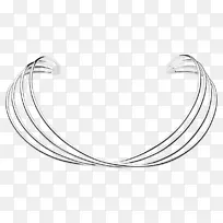 耳环珠宝项链联盟颈环纯银首饰