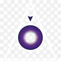 紫能量疗愈能源医药标志-能源