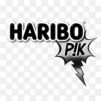 徽标字型黑白Haribo-Haribo