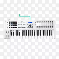 MIDI控制器Arturia keylab.mki-49 midi键盘.键盘