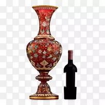 花瓶陶瓷Mosser玻璃铀玻璃花瓶