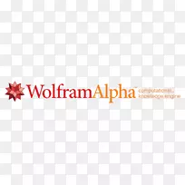 Wolfram alpha徽标Wolfram Research品牌字体-alpha和omega徽标