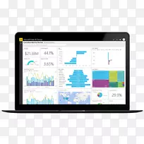 企业智能数据可视化微软公司信息技术.数据分析可视化