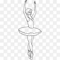 素描芭蕾舞演员-芭蕾
