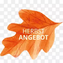 枫叶字体文本信息-herbstblatt