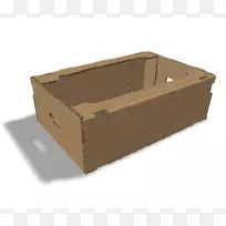 牛皮纸盒包装和标签产品盒