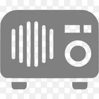 电脑图标网络无线电图标设计剪贴画收音机