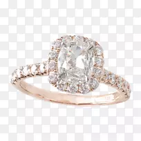 婚戒体珠宝钻石戒指