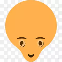 鼻夹艺术插图脸颊口鼻