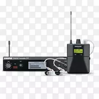 Shure p3tra215cl psm300无线立体声个人监控系统，内置耳机