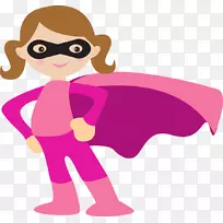 剪贴画卡拉佐尔插图超级英雄dc超级英雄女孩-英雄