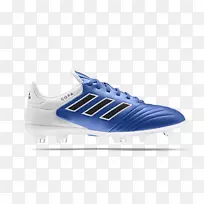 足球靴运动鞋阿迪达斯蓝-阿迪达斯