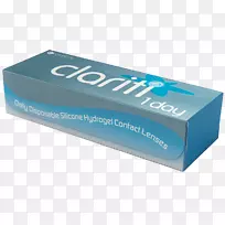 品牌CooperVision clariti 1天水凝胶产品设计.眼睛镜片