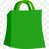 购物袋和手推车夹艺术塑料购物袋