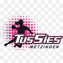 Tus Metzingen手球-Bundesliga徽标坦兹运动中心舞鞋鲁特林根-香奈儿女鞋2010年