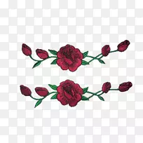 花园玫瑰货车铁皮刺绣玫瑰