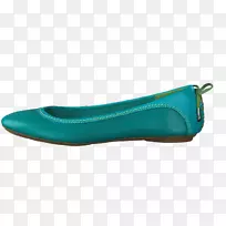 芭蕾平鞋产品设计.女式纯蓝鞋